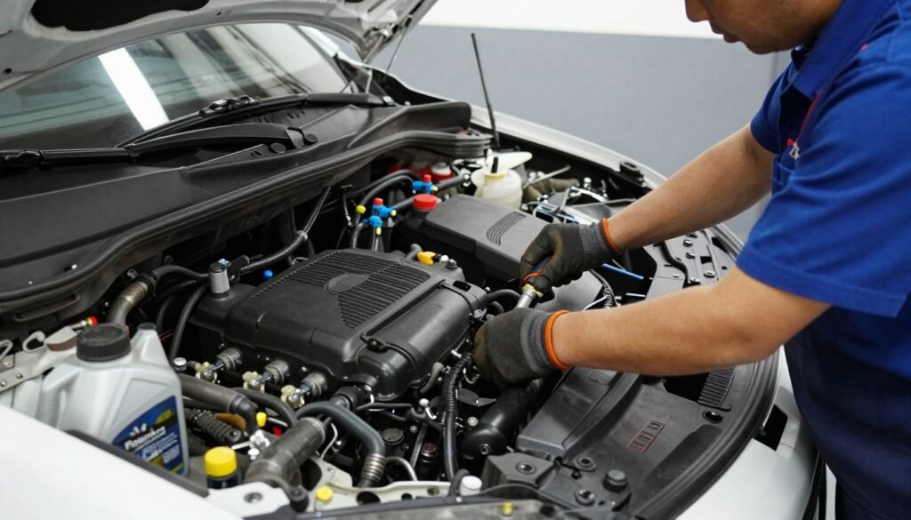 صيانة دورية لمكائن السيارات