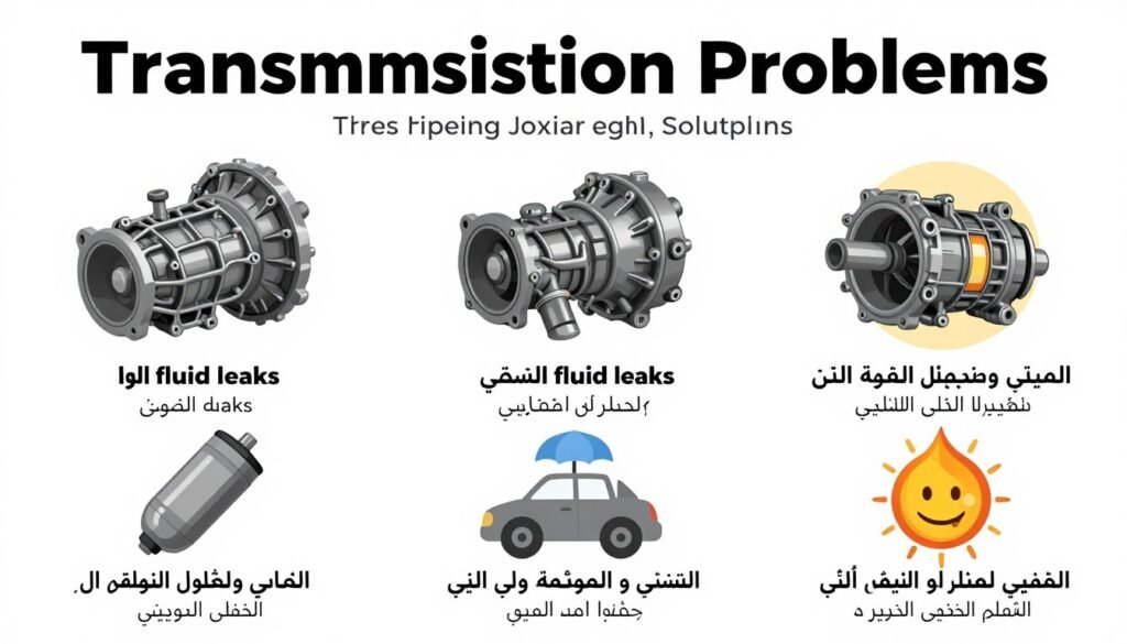 مشاكل نواقل الحركة الشائعة وحلولها