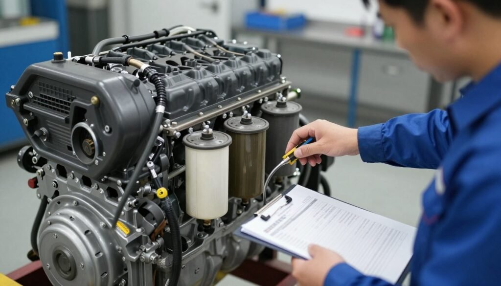 الصيانة الدورية لماكينة سيارات ديزل الرياض في ورشة المحترف الأول