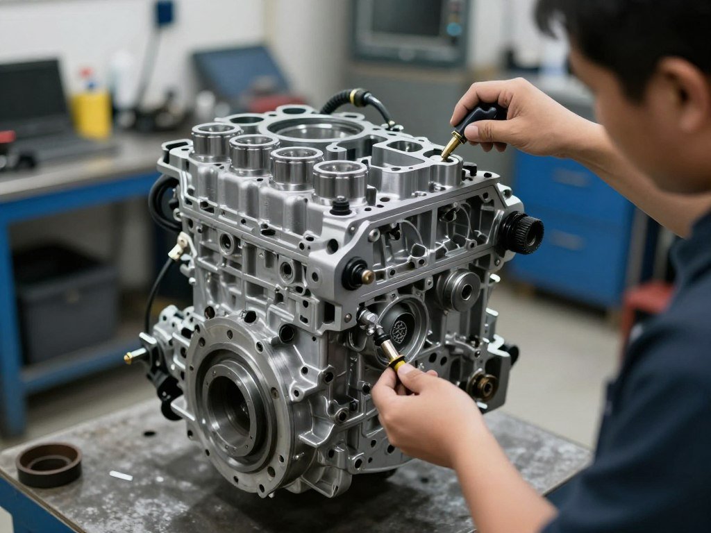 تركيب مكائن سيارات في الرياض - تجهيز المحرك الجديد