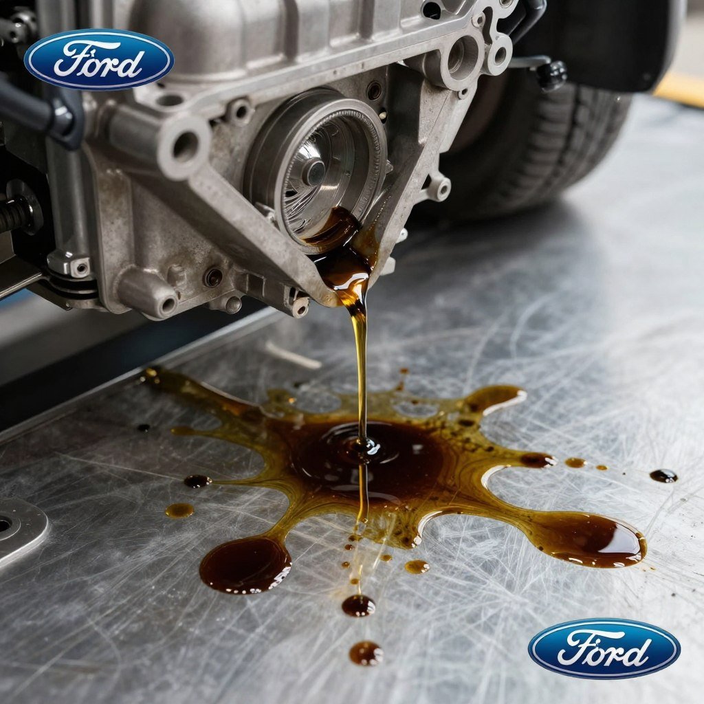 تسربات زيت ماكينة فورد