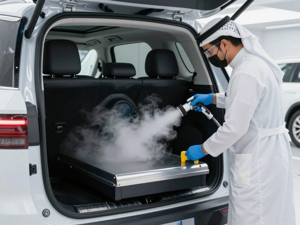 تعقيم وتطهير السيارة بماكينة السلي في الرياض تعقيم وتطهير السيارة بماكينة السلي في الرياض