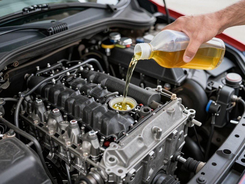 تغيير زيت ماكينة فورد