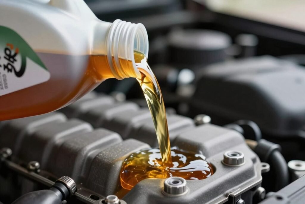 تغيير زيت محرك السيارة في مركز المحترف الأول تغيير زيت محرك السيارة في مركز المحترف الأول