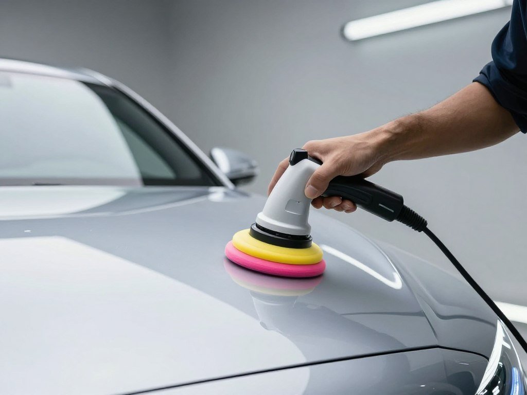 تلميع وتشميع السيارة بماكينة السلي في الرياض تلميع وتشميع السيارة بماكينة السلي في الرياض