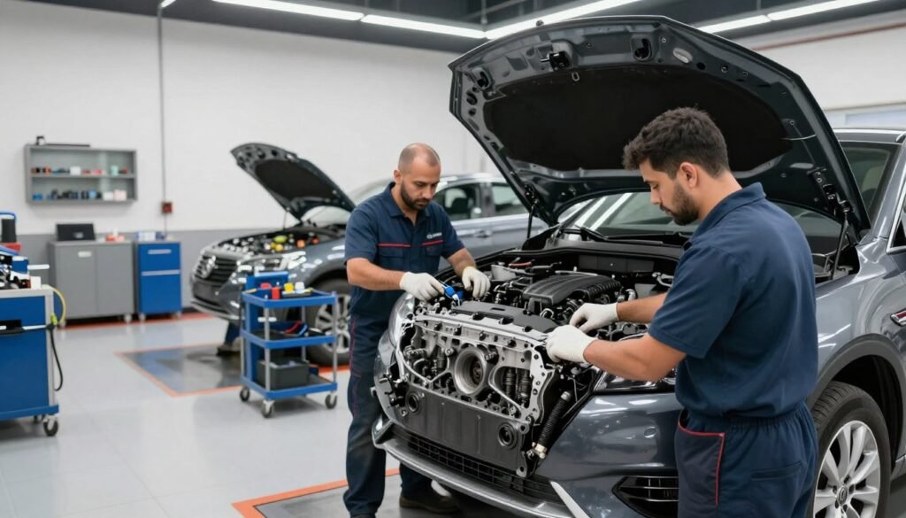 توظيب ماكينة سيارات الرياض في مركز المحترف الأول