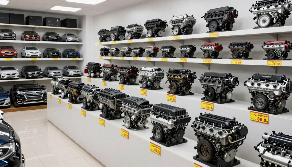 عرض لمكائن السيارات المستعملة في تشليح السلي