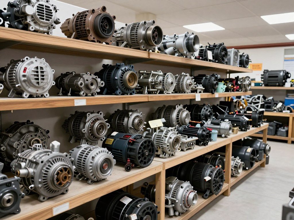 مجموعة متنوعة من قطع غيار السيارات المستعملة في تشليح السلي