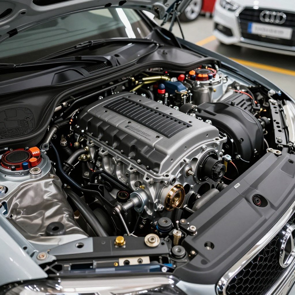 مكائن السيارات الأوروبية في ورشة المحترف الأول بالرياض