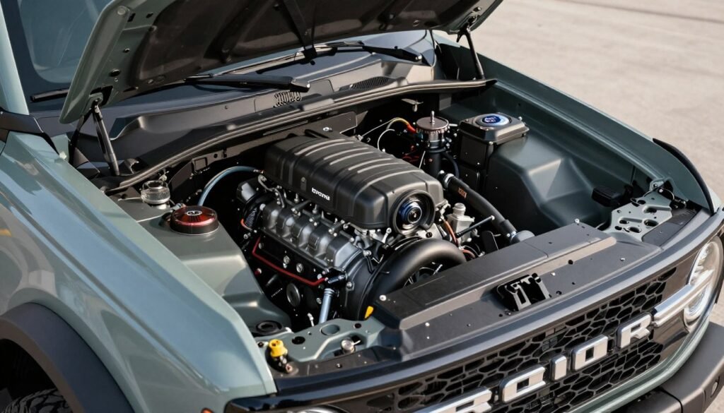 ford bronco محرك