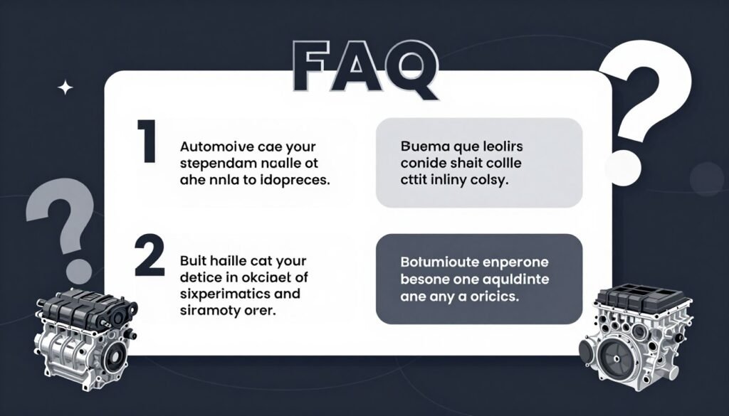 أسئلة شائعة عن محركات السيارات
