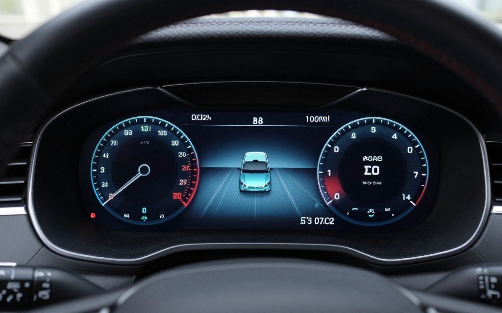 أنظمة مساعدة السائق في لوحة القيادة