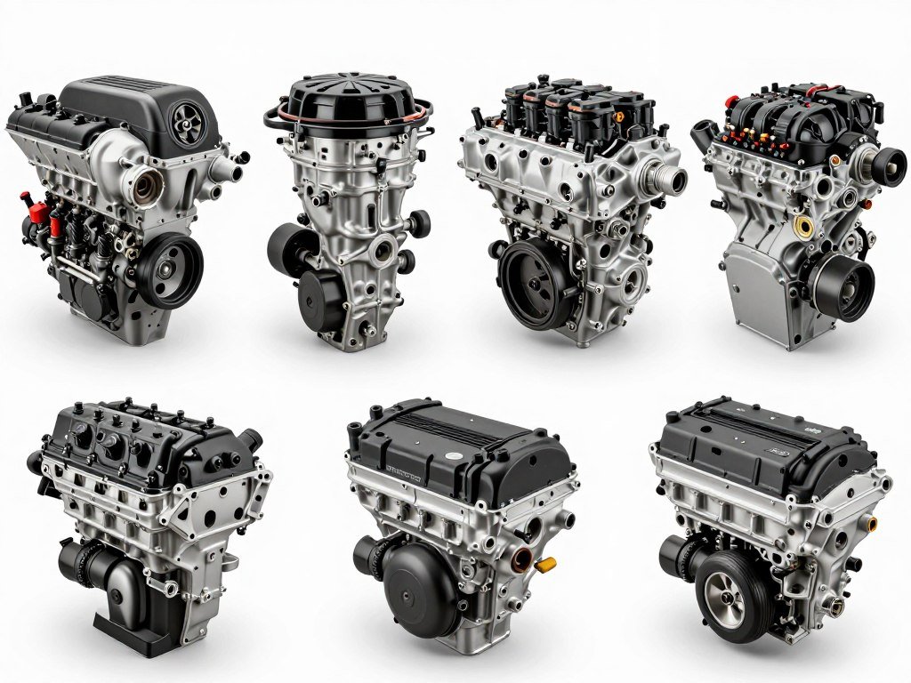 أنواع محركات السيارات المختلفة