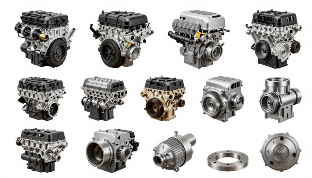أنواع مكائن السيارات المختلفة