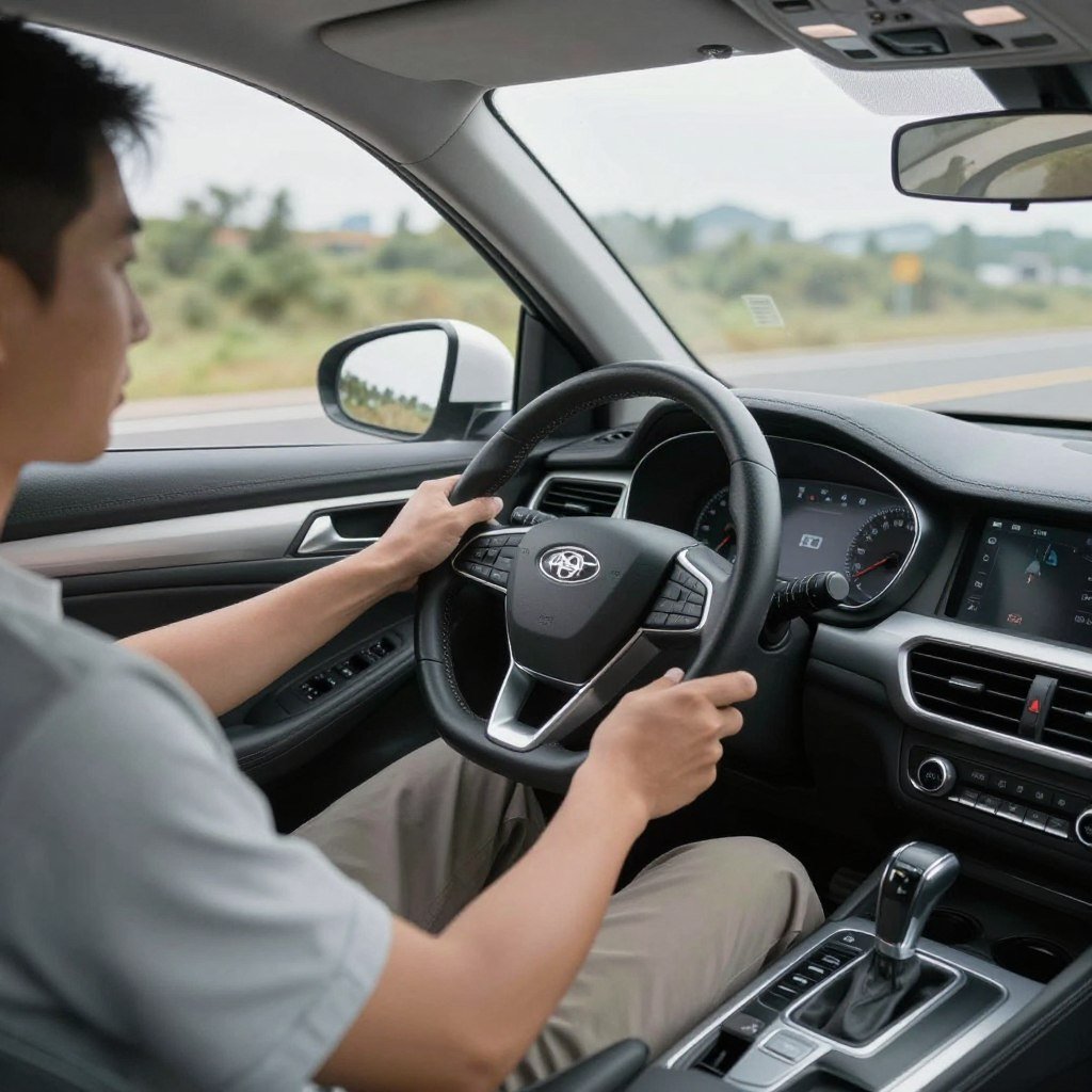 اختبار قيادة سيارة مستعملة