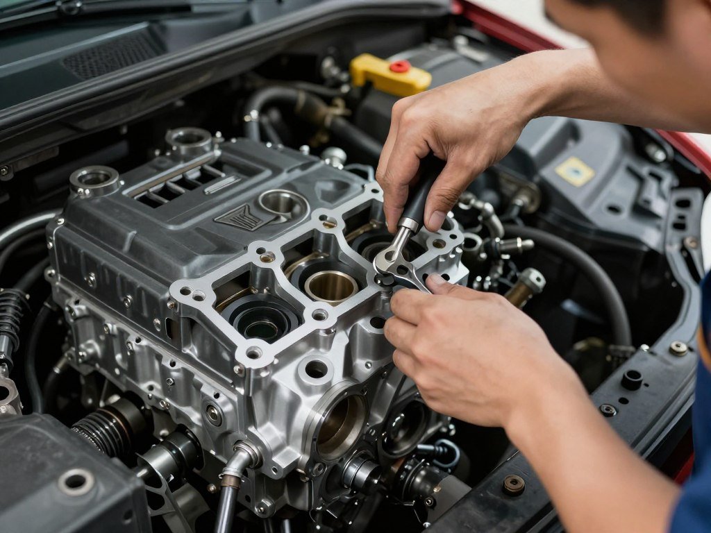 تركيب قطع غيار محرك أصلية