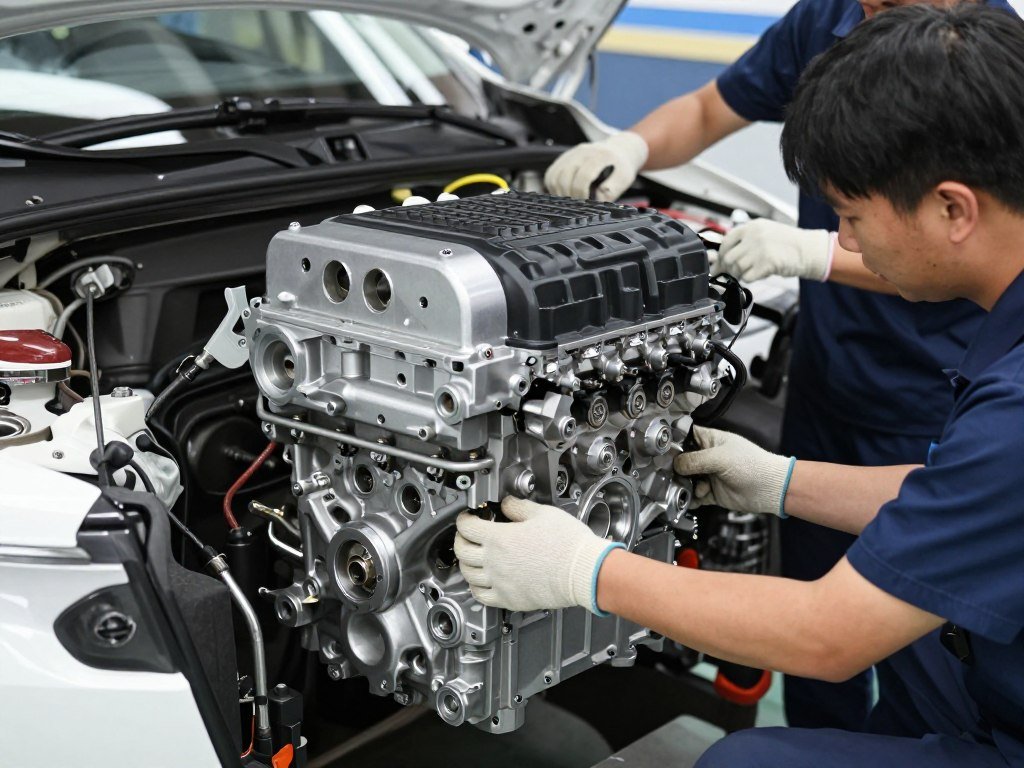 تركيب محرك جديد للسيارة