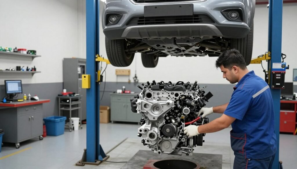 تصليح ماكينة سيارات شانجان الرياض في ورشة احترافية