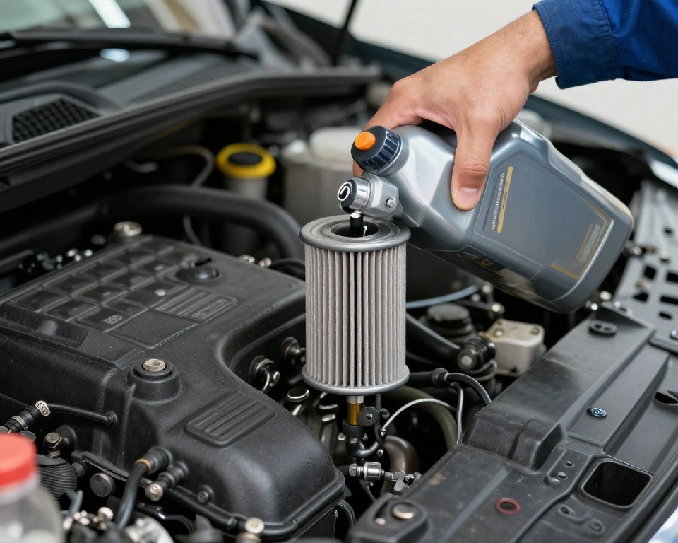 تغيير زيت محرك السيارة