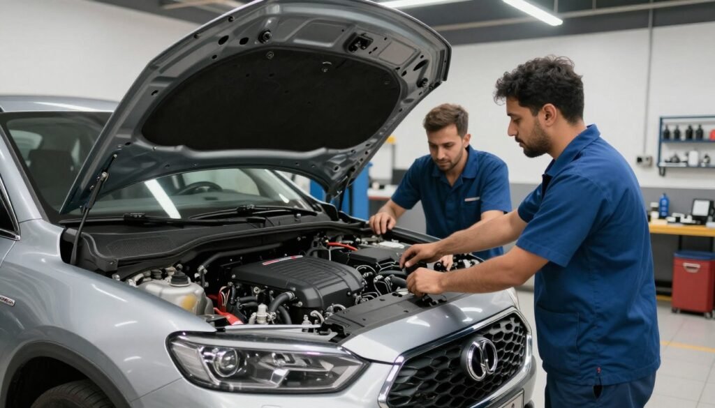 خدمات مكائن السيارات الشاملة في الرياض