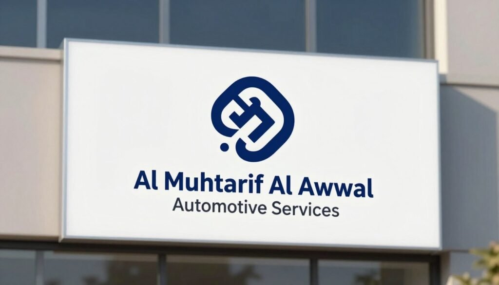 شعار المحترف الأول لخدمات السيارات