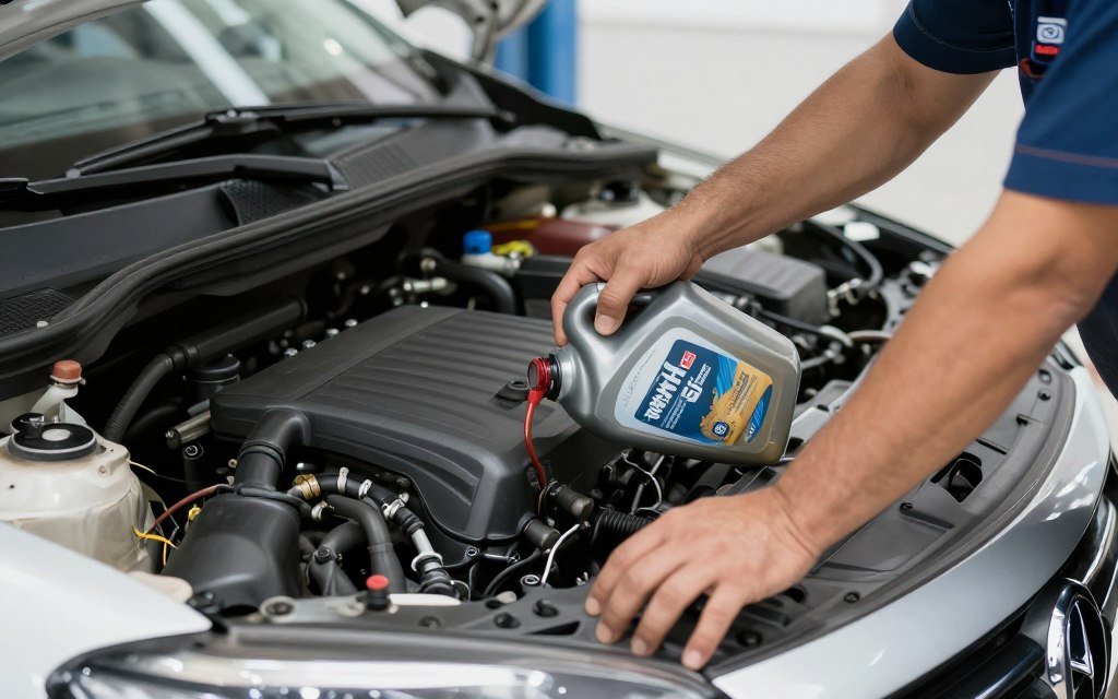 صيانة دورية لمحرك السيارة