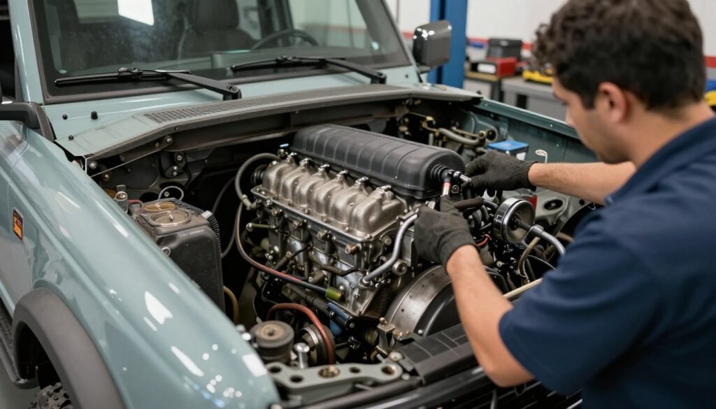 صيانة محرك ford bronco