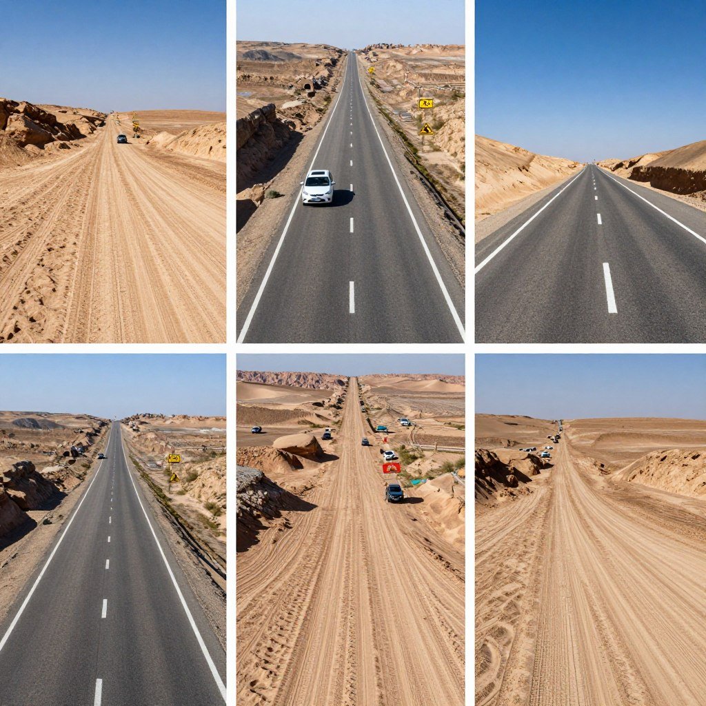 طريق سريع وطريق وعر