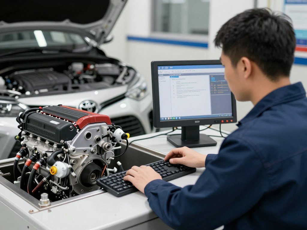 عملية فحص المكائن في تشليح الرياض