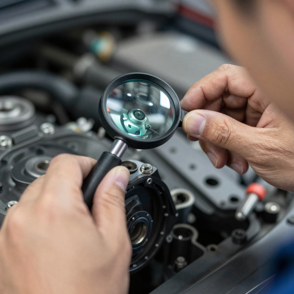 فحص قطع الغيار قبل البيع