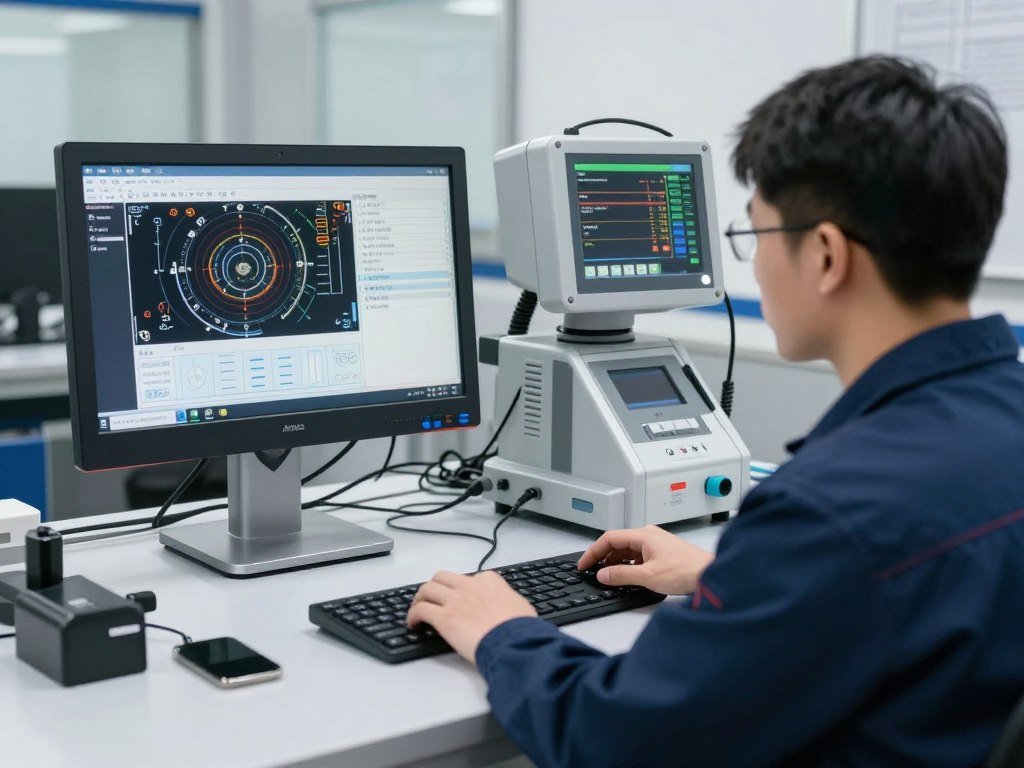 فحص محرك سيارة صينية بأحدث الأجهزة