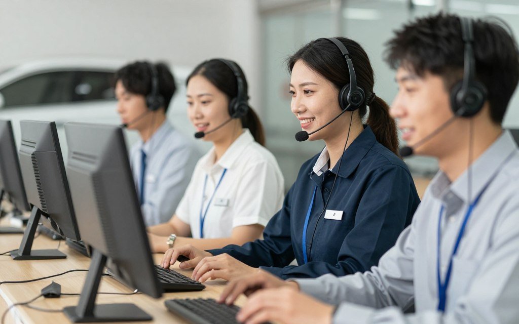 فريق خدمة العملاء يجيب على الأسئلة