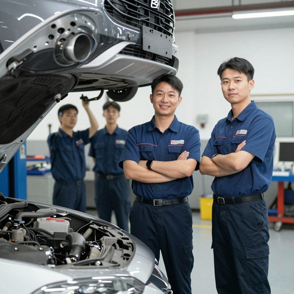 فنيون متخصصون في محركات السيارات