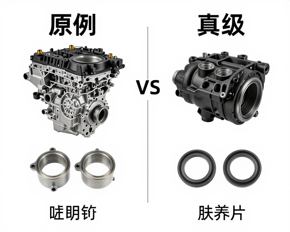 قطع غيار محرك أصلية مقابل مقلدة قطع غيار محرك أصلية مقابل مقلدة