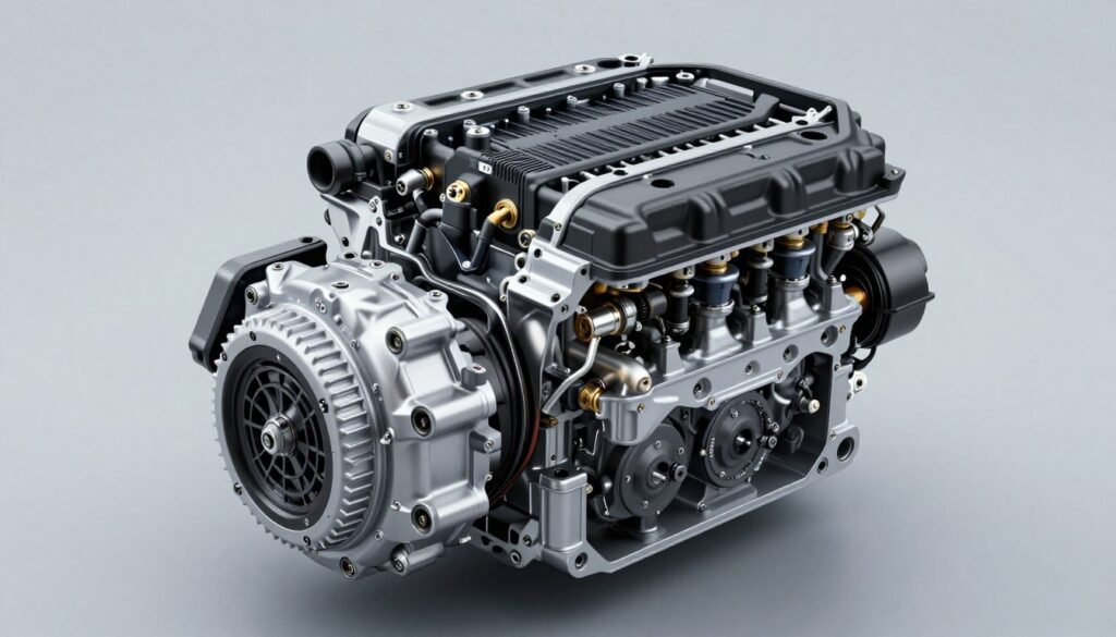 محرك هايبرد يجمع بين البنزين والكهرباء