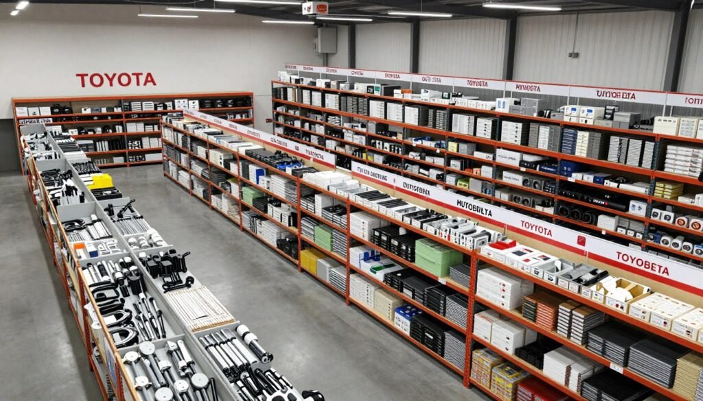 مخزن قطع غيار تويوتا في تشليح الرياض