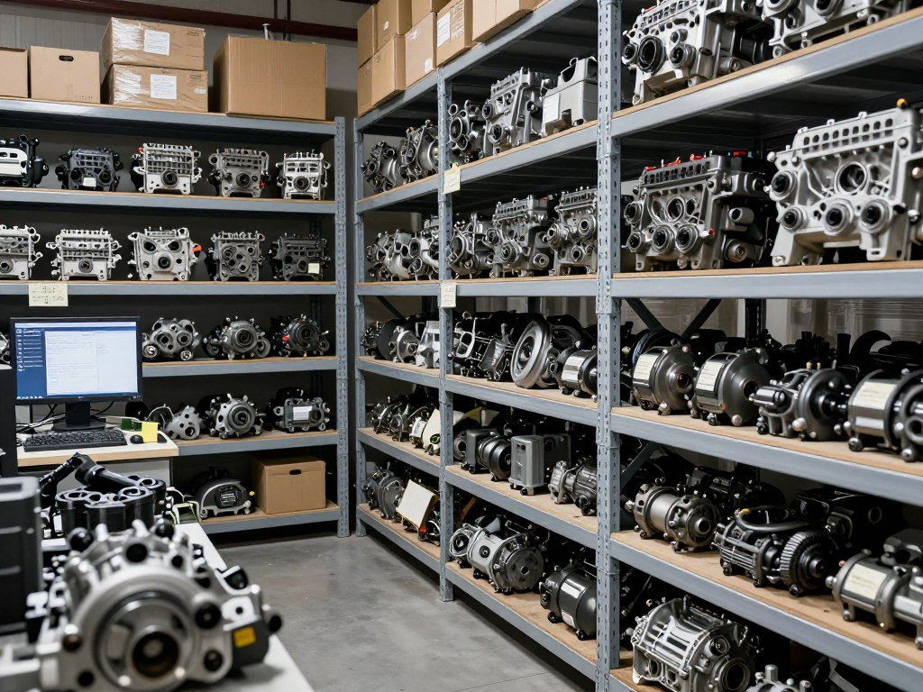 مخزن قطع غيار مكائن السيارات