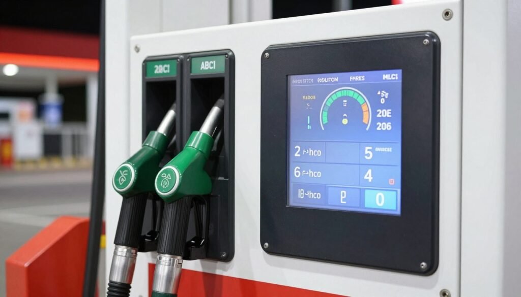 مضخة وقود وعداد استهلاك