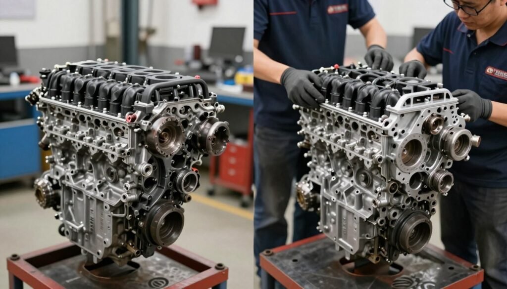 مقارنة بين إصلاح واستبدال محرك السيارة