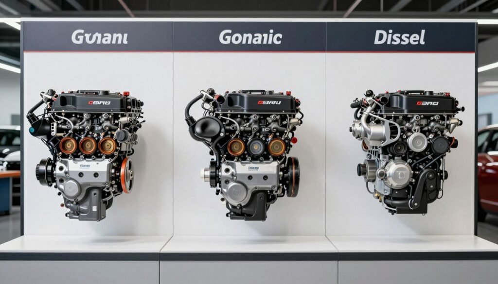 مقارنة بين محركات السيارات المختلفة مقارنة بين محركات السيارات المختلفة