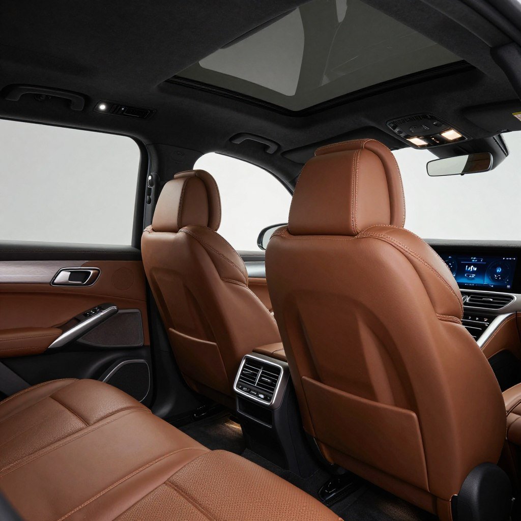 مقصورة داخلية فاخرة لسيارة دفع رباعي
