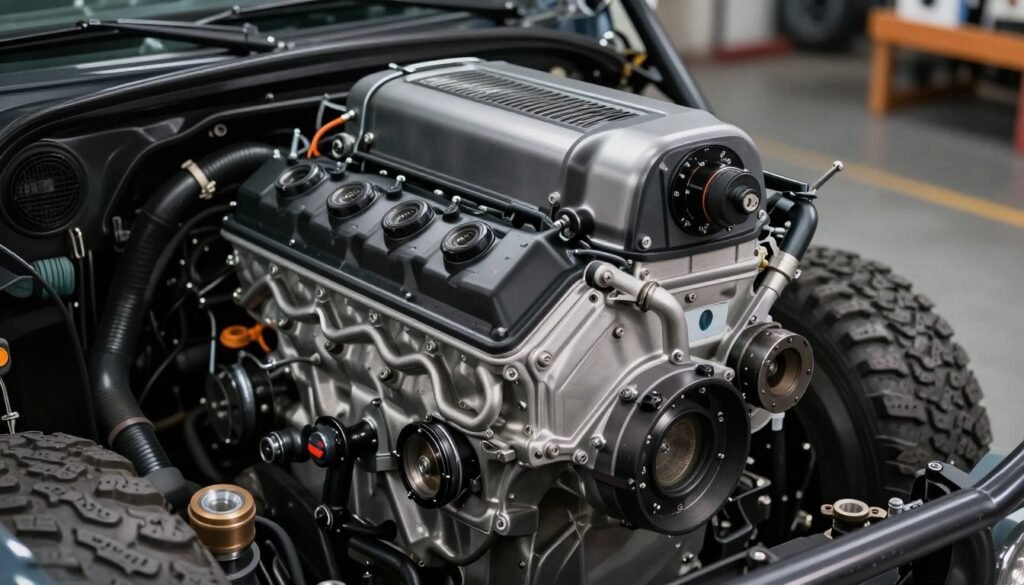 مكائن سيارات الدفع الرباعي - محرك قوي للطرق الوعرة