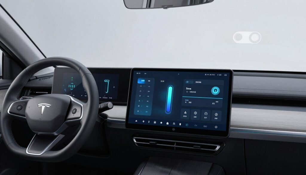 نظام قيادة ذاتية في سيارة حديثة