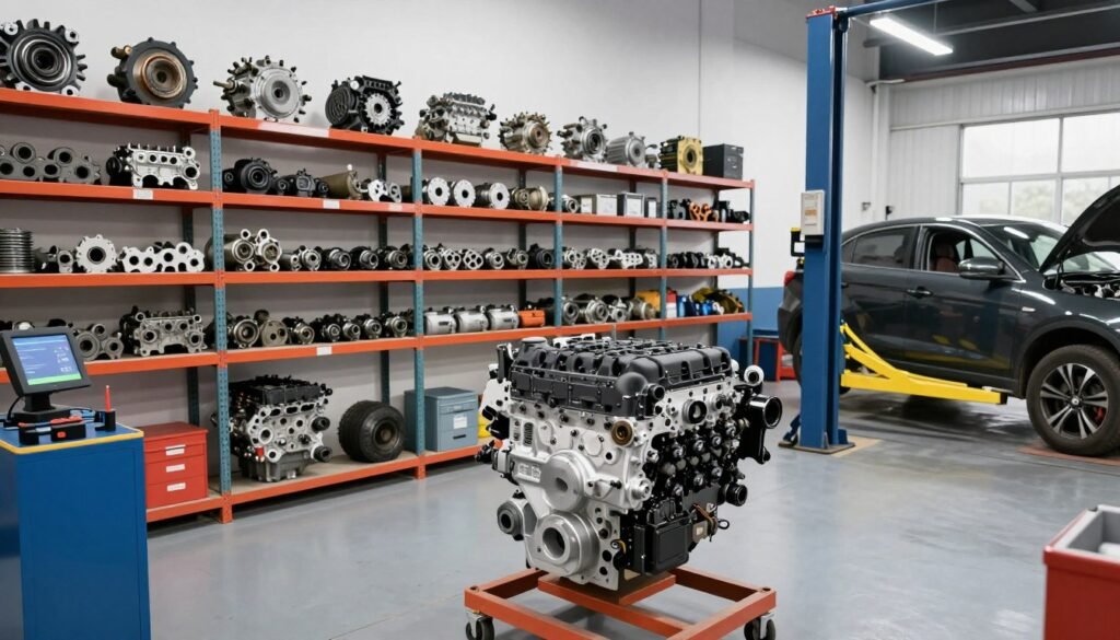 ورشة تصليح محركات شانجان مجهزة بالكامل