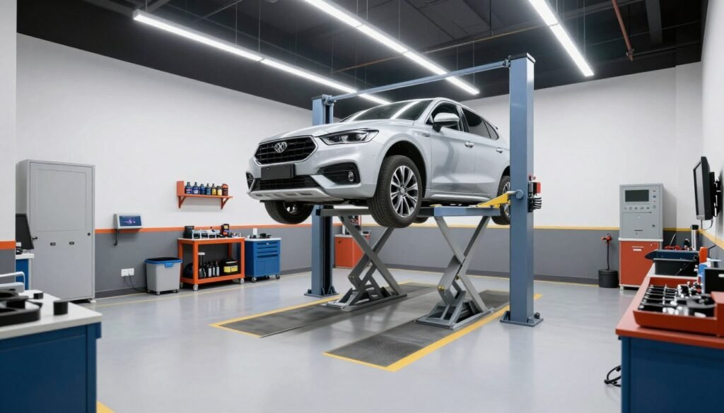 ورشة صيانة سيارات حديثة في الرياض