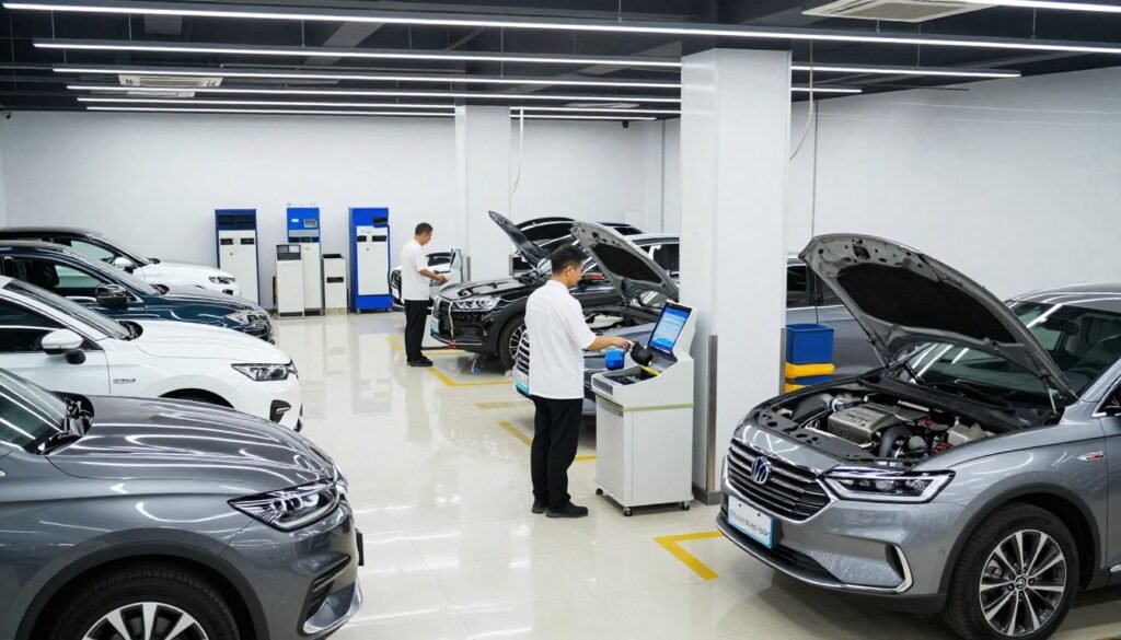 ورشة صيانة متخصصة للسيارات الصينية
